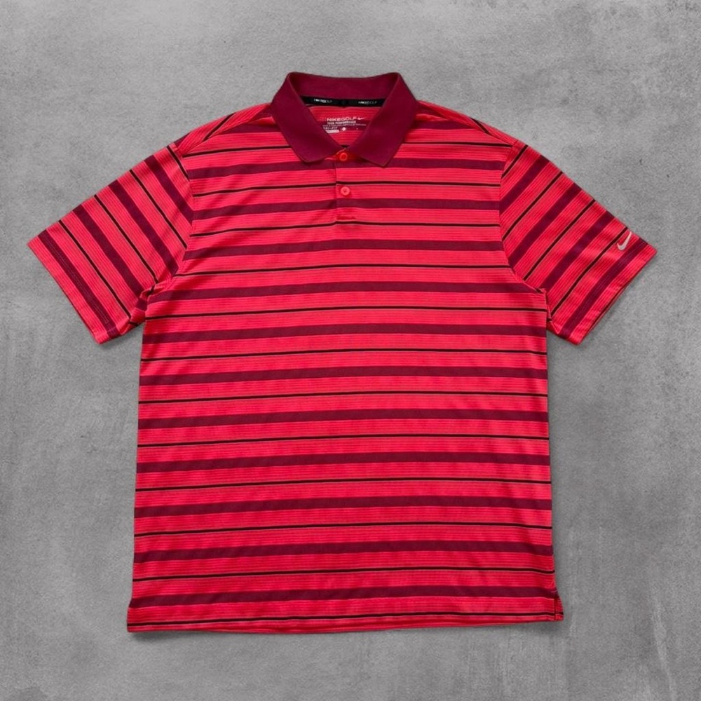 Nike Striped Golf Polo Shirt